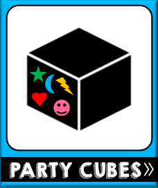 Printable Party Cubes Theme Party Games