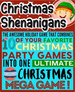 Christmas Shenanigans Party Game Show - PowerPoint