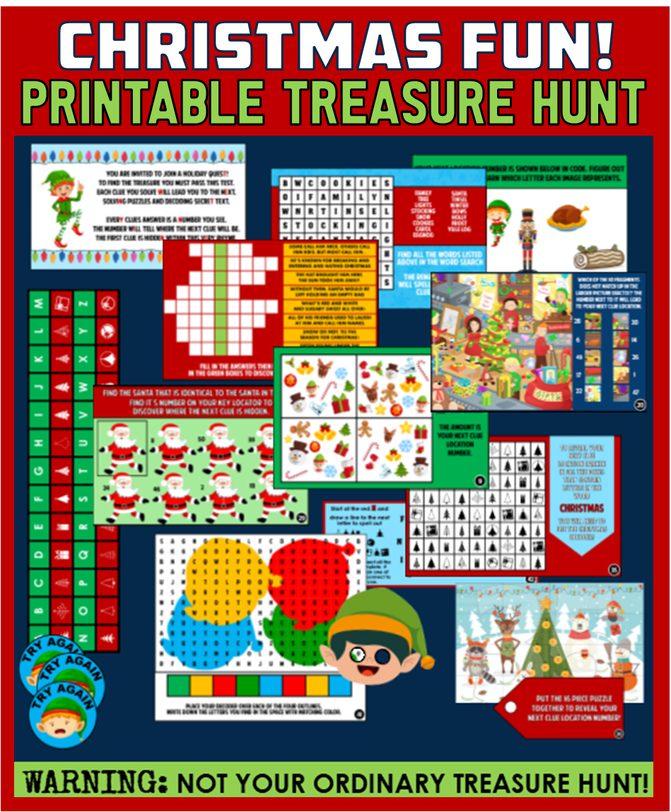Kid's Christmas Treasure Hunt