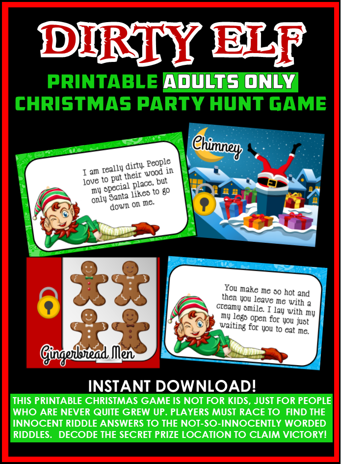 Dirty Elf - An Adult Christmas Party Game