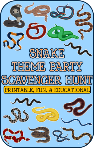 Snake Party Scavenger Hunt