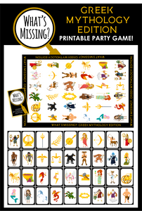 What's Missing - Greek Mythology Party Game!
