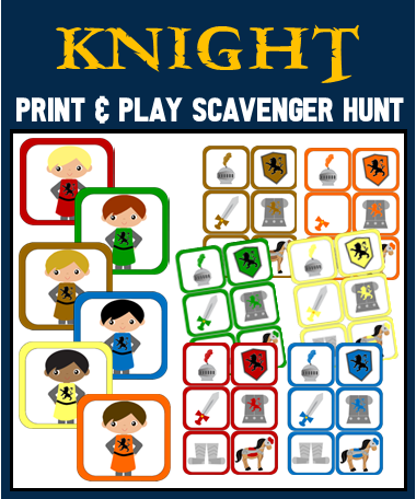 Royal Knight Picture Scavenger Hunt